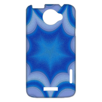 blue designs Case for HTC One X +