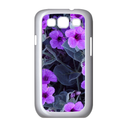 purple flowers Case for Samsung Galaxy S3 I9300