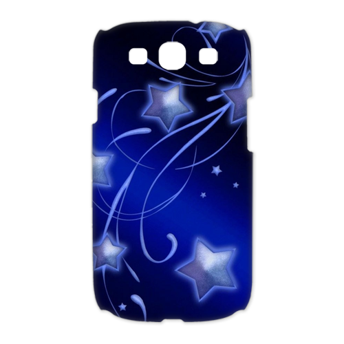 blue stars Case for Samsung Galaxy S3 I9300 (3D)