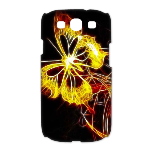 burning butterfly Case for Samsung Galaxy S3 I9300 (3D)