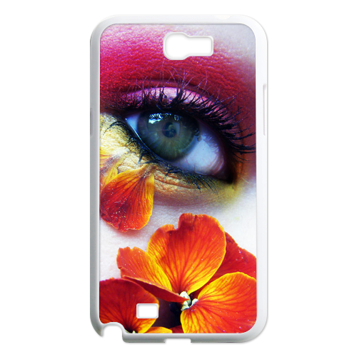 eye flower design Case for Samsung Galaxy Note 2 N7100