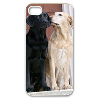 dog kiss Case for iPhone 4,4S