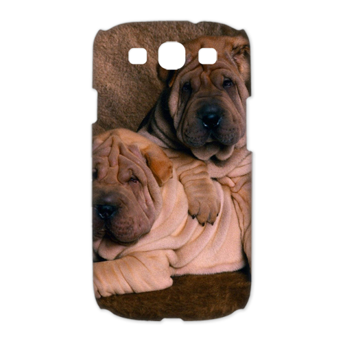 dog lovers at home Case for Samsung Galaxy S3 I9300 (3D)