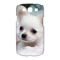 small white dog Case for Samsung Galaxy S3 I9300 (3D)