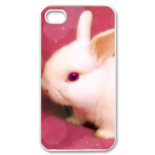 nice rabbit Case for iPhone 4,4S